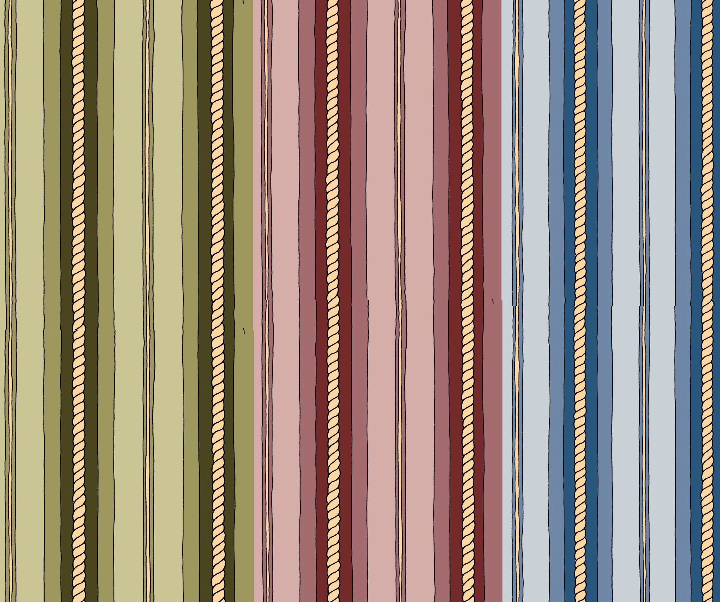 SAVED x Damien Nicolas Roux "Stripes & Ropes" Wallpapers