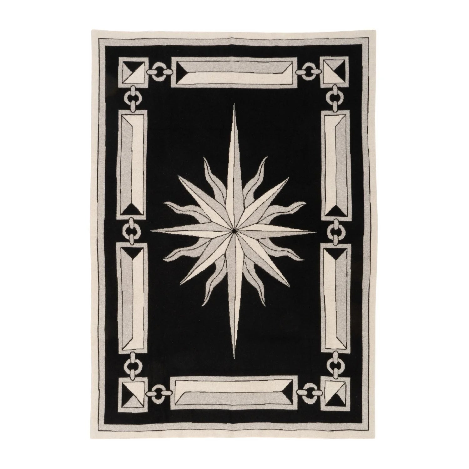 SAVED NY x Damien Nicolas Roux "SUNBURST" Cashmere Blankets