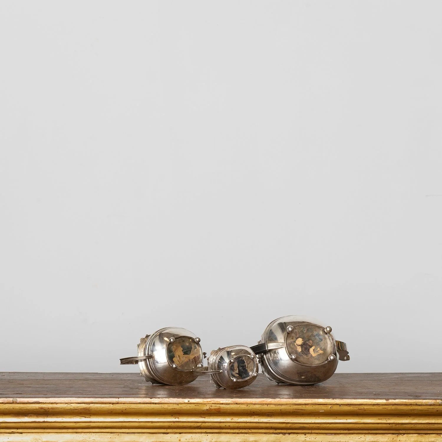 EDWARDIAN BACHELOR'S STERLING SILVER TEA SET
