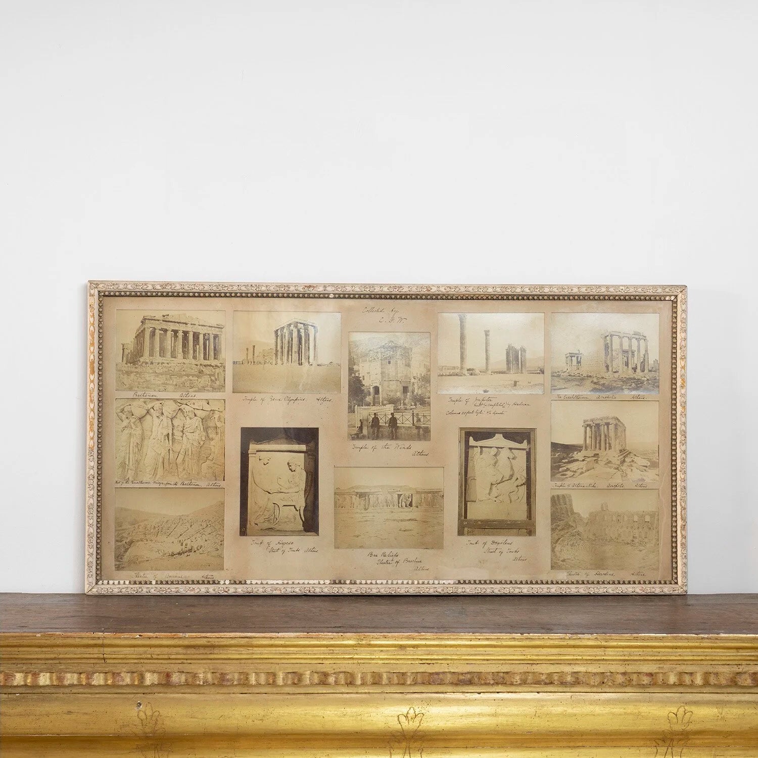 Early Photographs of Athens Framed Artwork