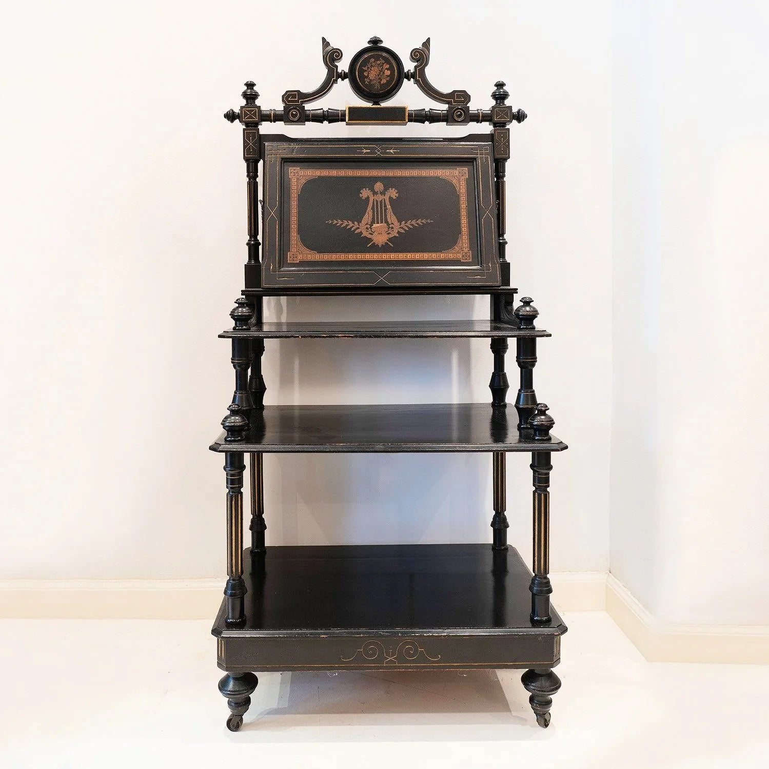 EBONIZED AESTHETIC MOVEMENT MUSIC STAND