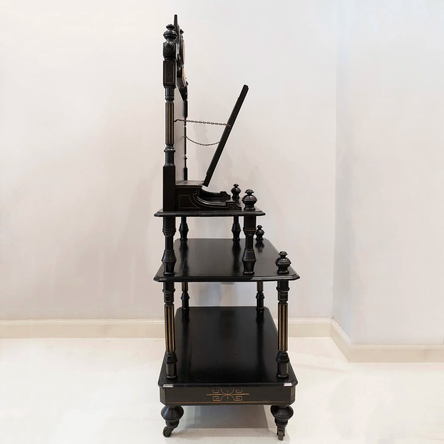 EBONIZED AESTHETIC MOVEMENT MUSIC STAND