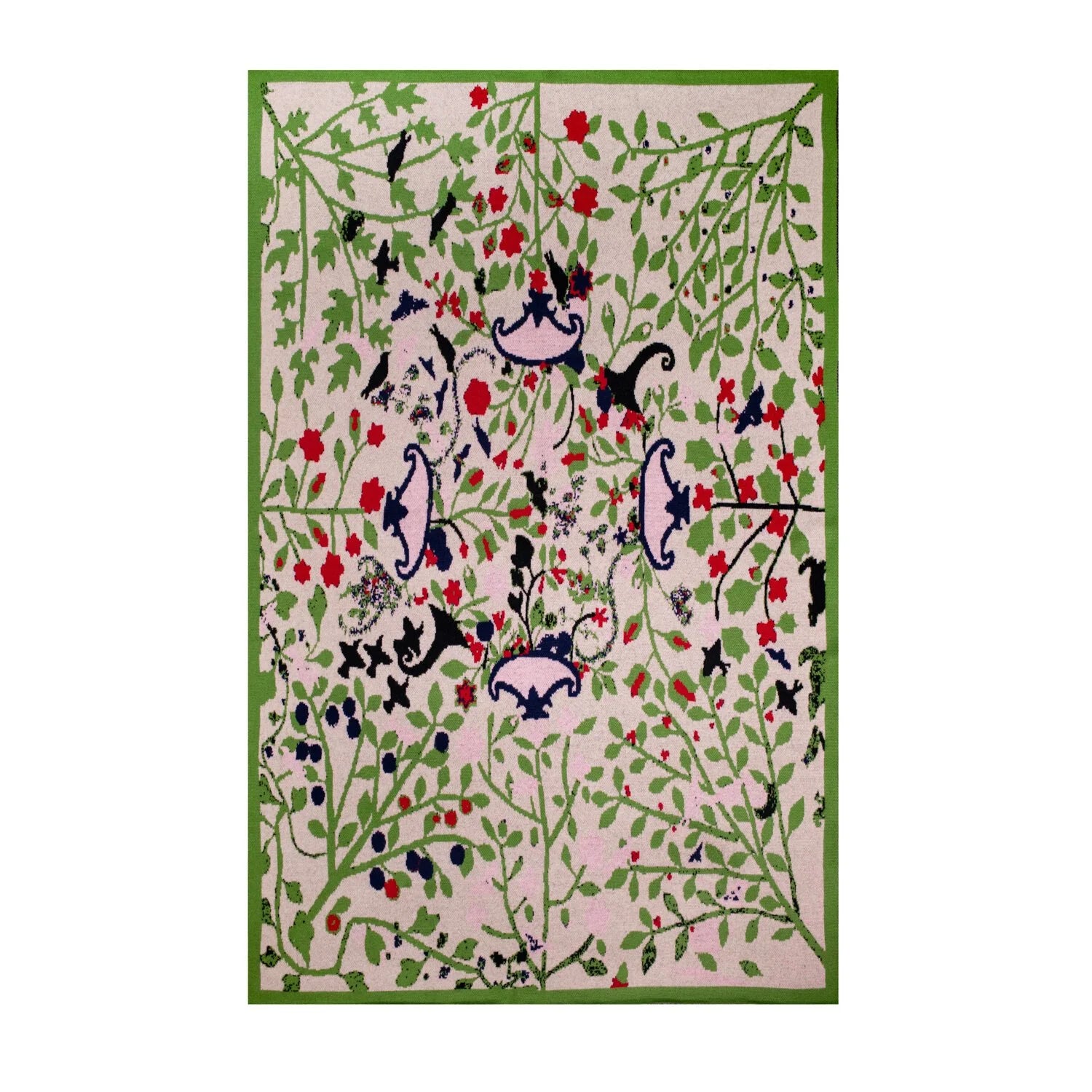 "EDEN'S GARDEN" Cashmere Blanket