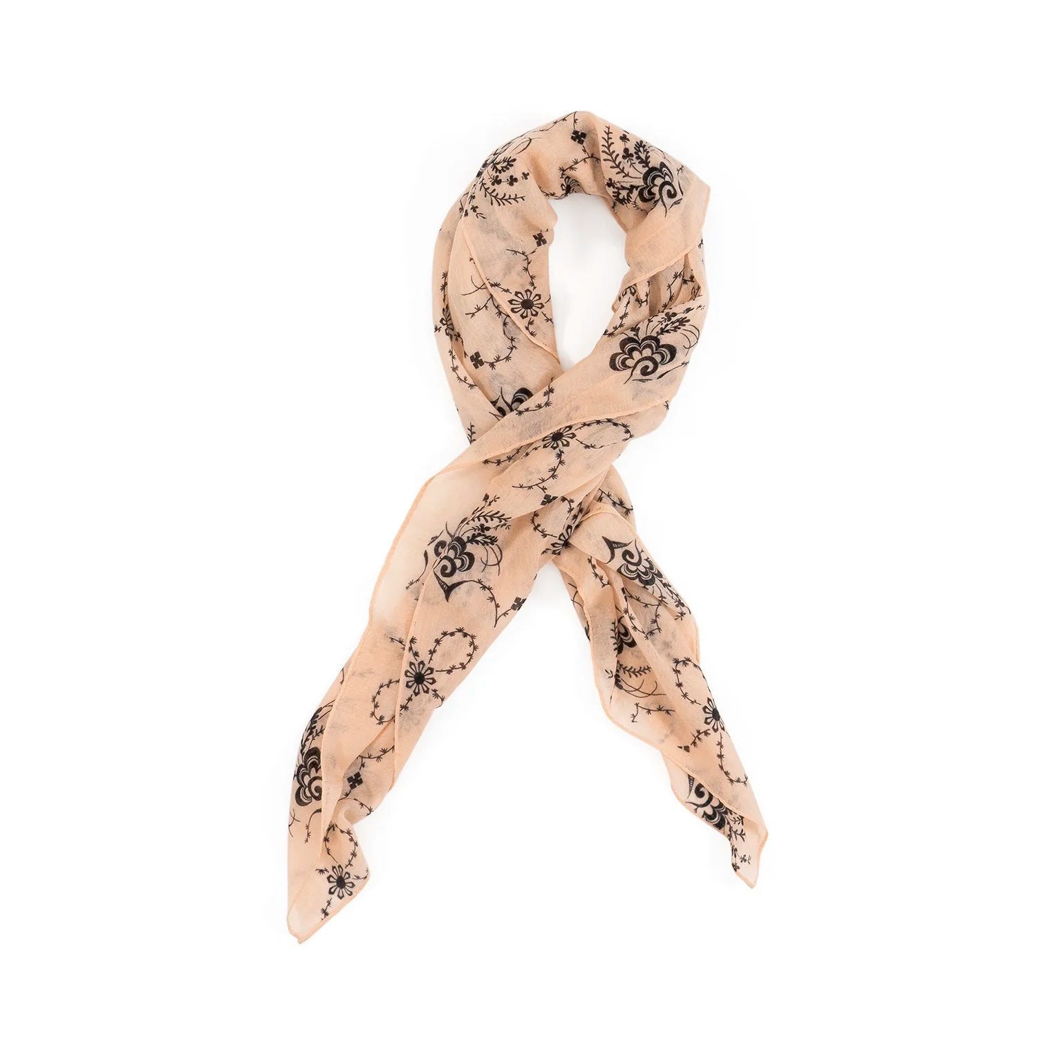 ELLEN SCARF PALE PINK