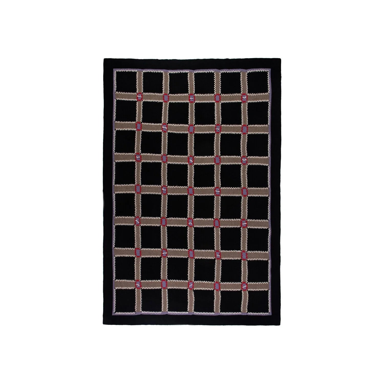 EMBROIDERED PATCHWORK QUILT