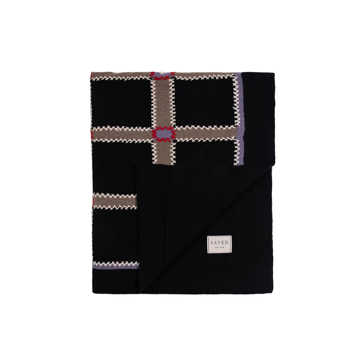 EMBROIDERED PATCHWORK QUILT