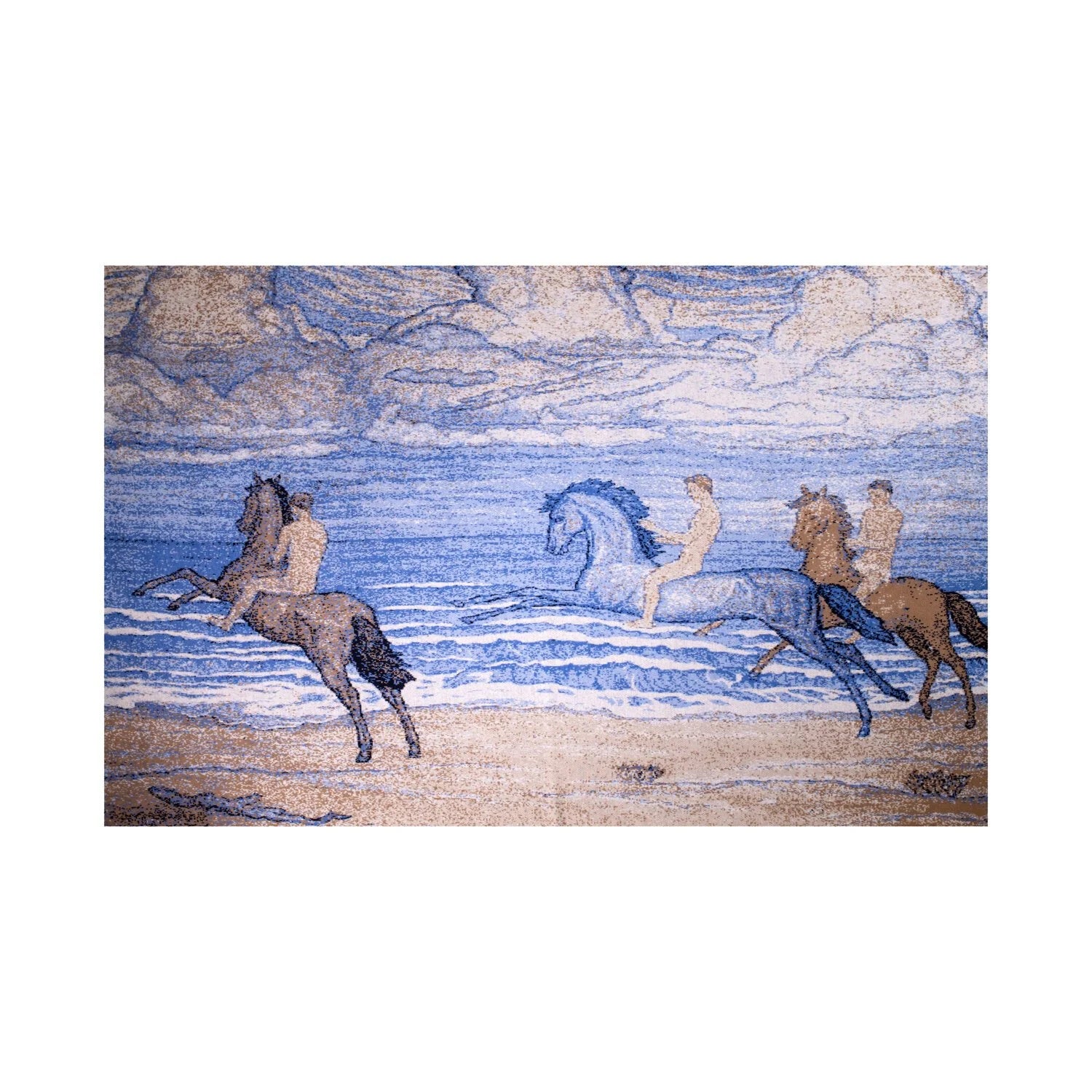 "FIRE ISLAND" Cashmere Blanket
