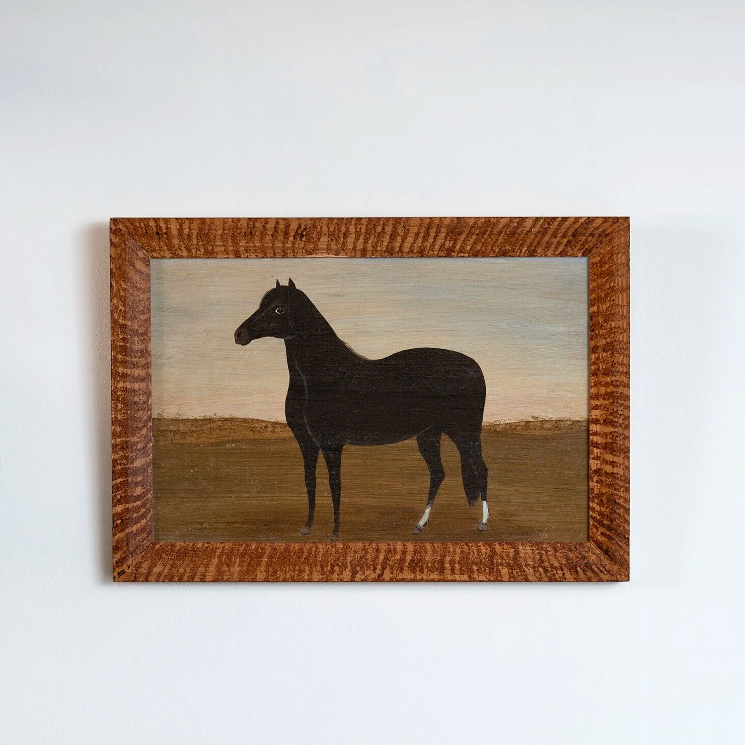 FOLK ART PAINTING OF HORSE