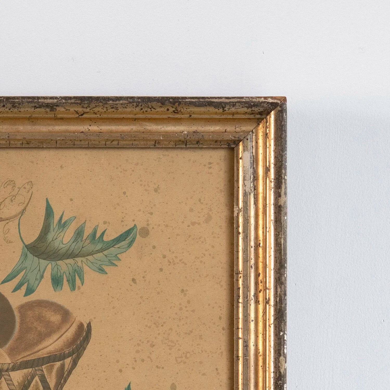 FOLK ART STILL LIFE OF FRUIT