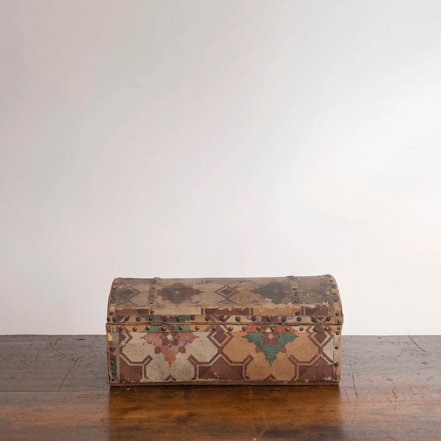 FOLK ART WALLPAPER DOCUMENT BOX