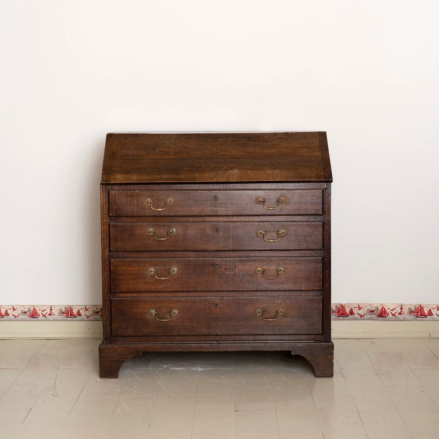 GEORGE III METAMORPHIC BUREAU BED