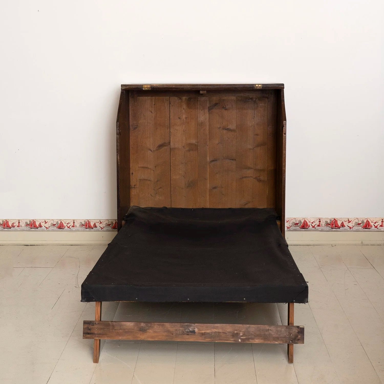 GEORGE III METAMORPHIC BUREAU BED