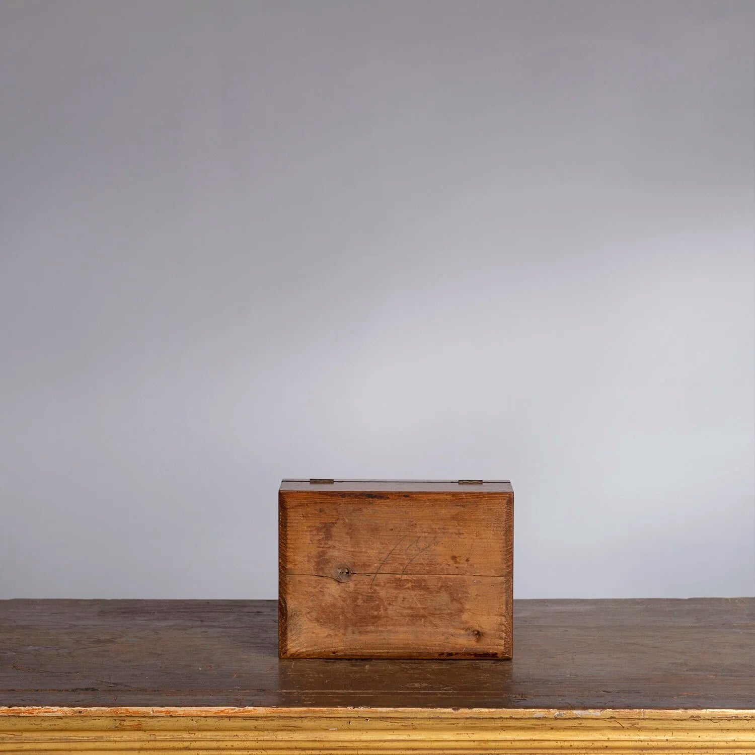 INLAY WOODEN PAPER LINED BOX