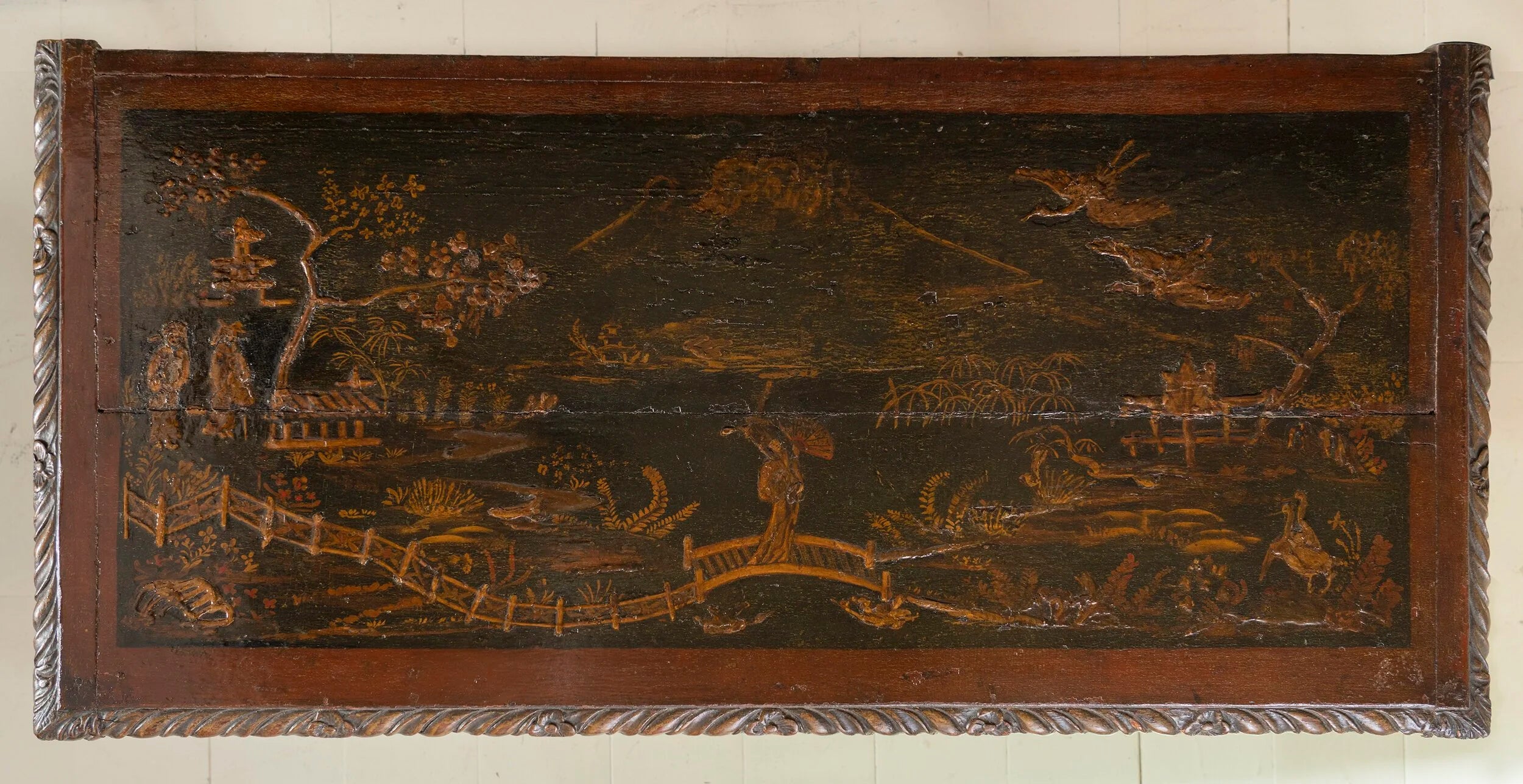 IRISH CHINOISERIE CONSOLE TABLE