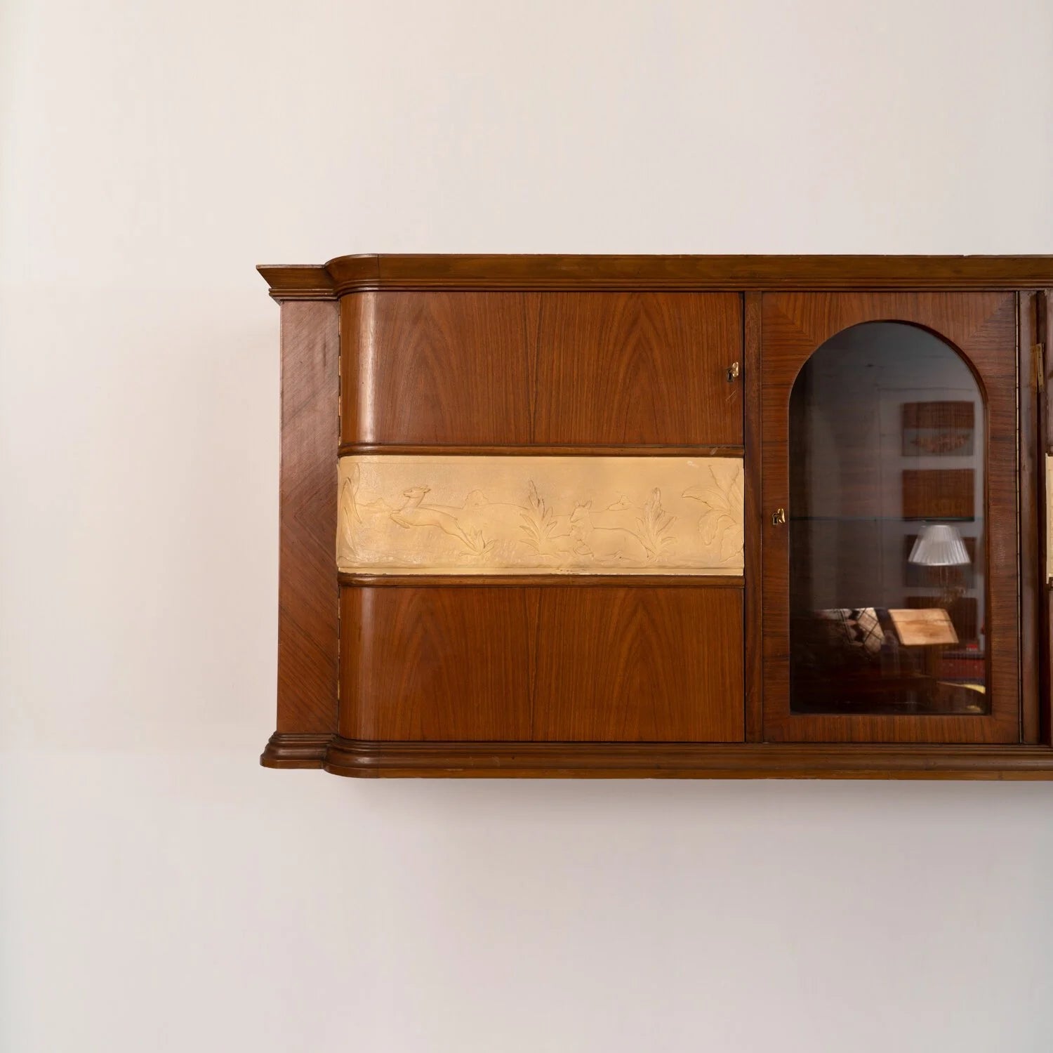 ITALIAN CONSOLE AND CABINET BY BISSACCO