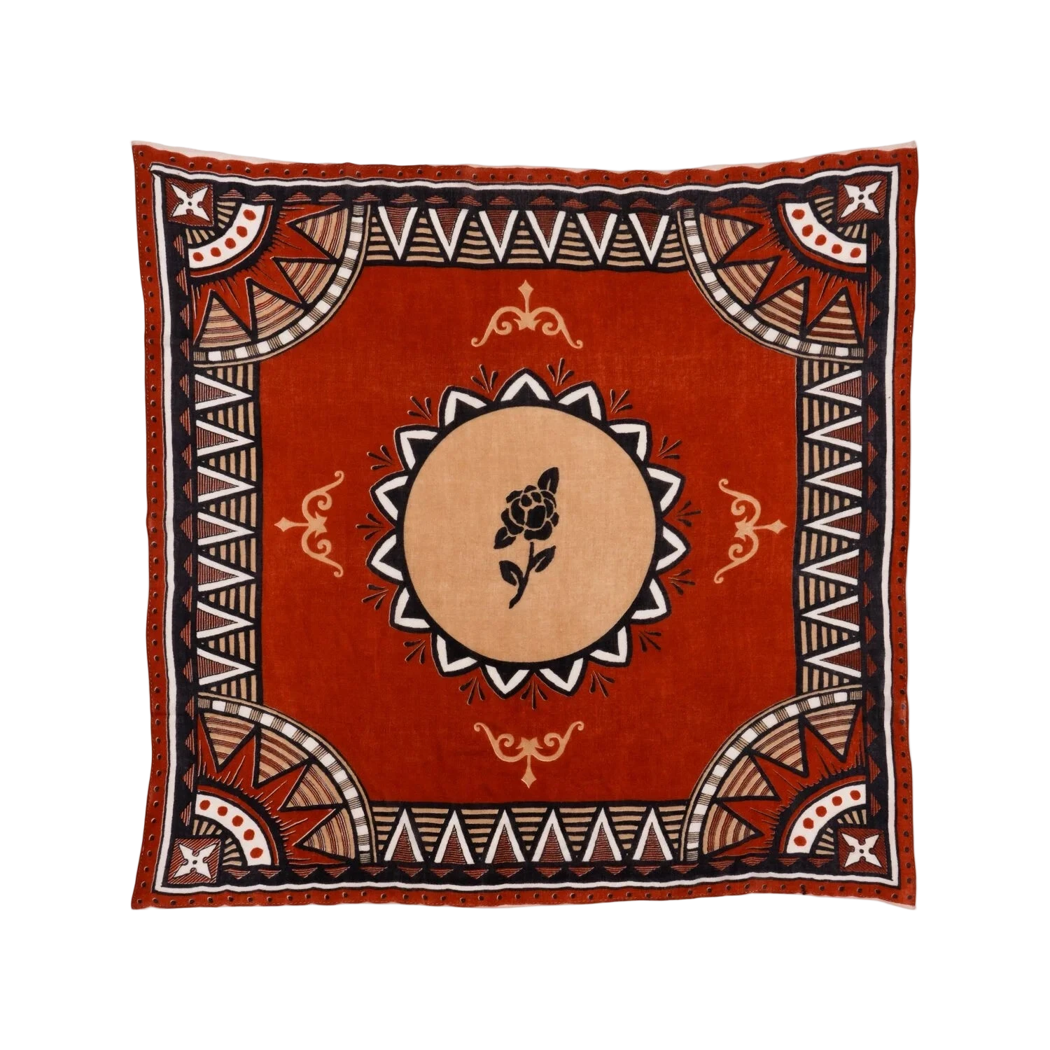 LUKAS THE ILLUSTRATOR - BLACK ROSE SCARF