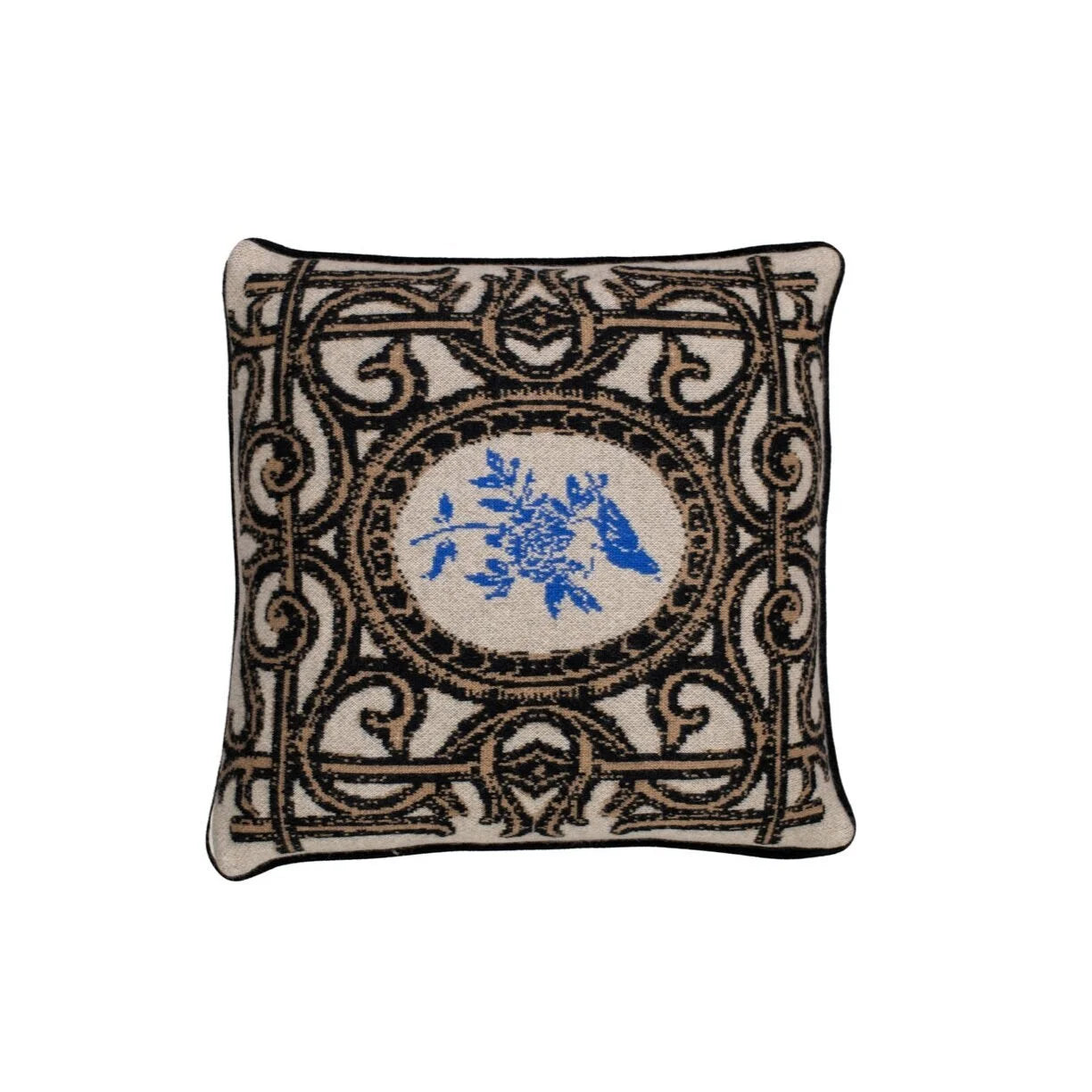 SAVED NY x Lukas The Illustrator "Bluebird" Cashmere Pillow
