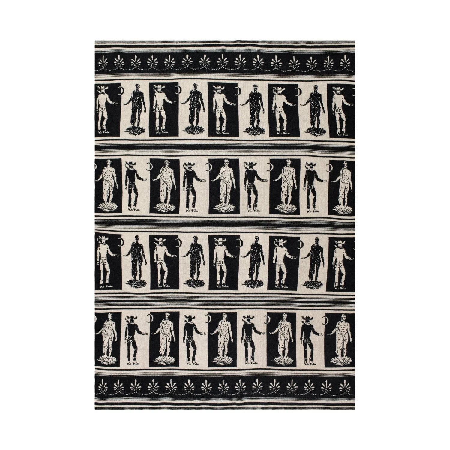 SAVED NY x LUKAS THE ILLUSTRATOR  "CONTRAPPOSTO" Cashmere Blankets