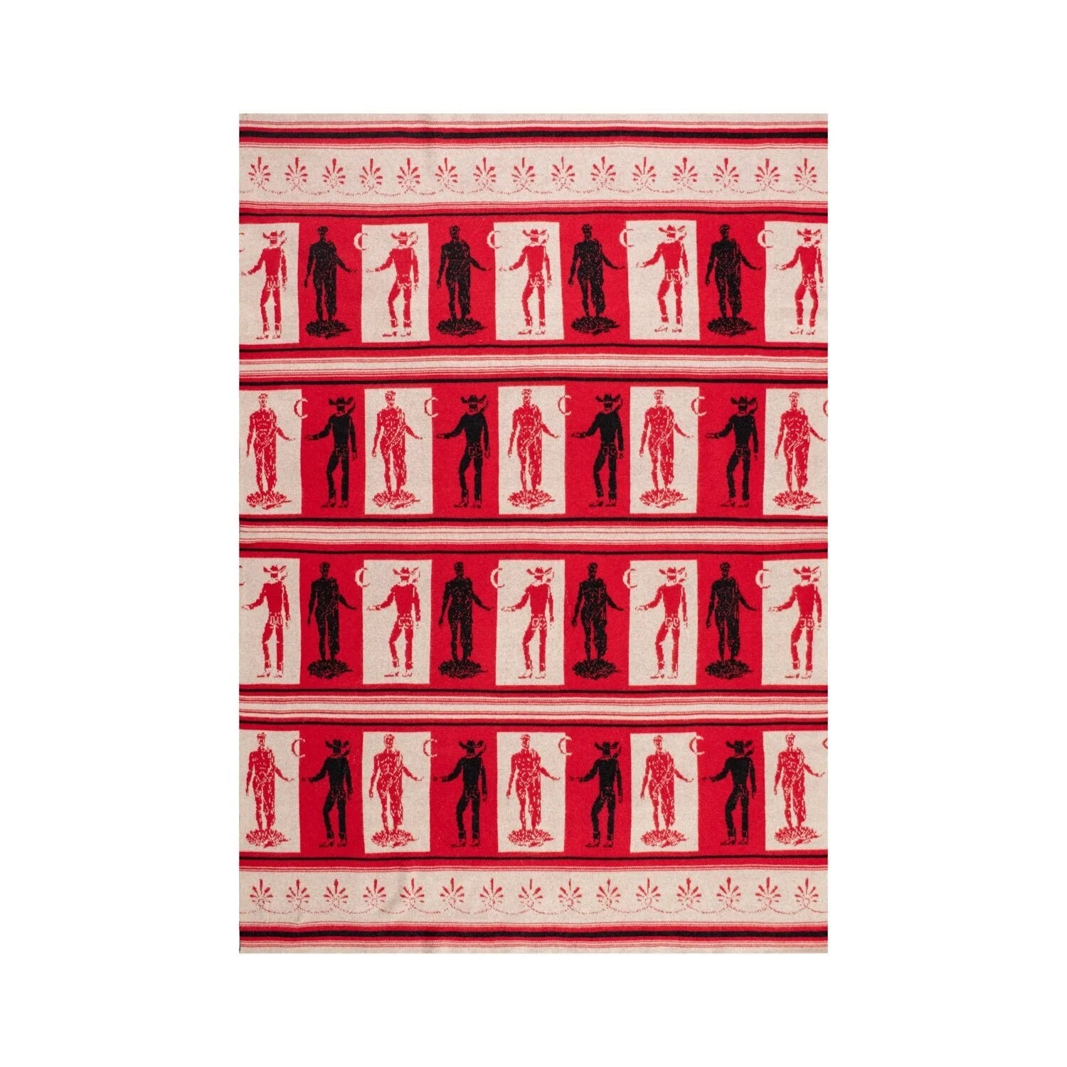 SAVED NY x LUKAS THE ILLUSTRATOR  "CONTRAPPOSTO" Cashmere Blankets