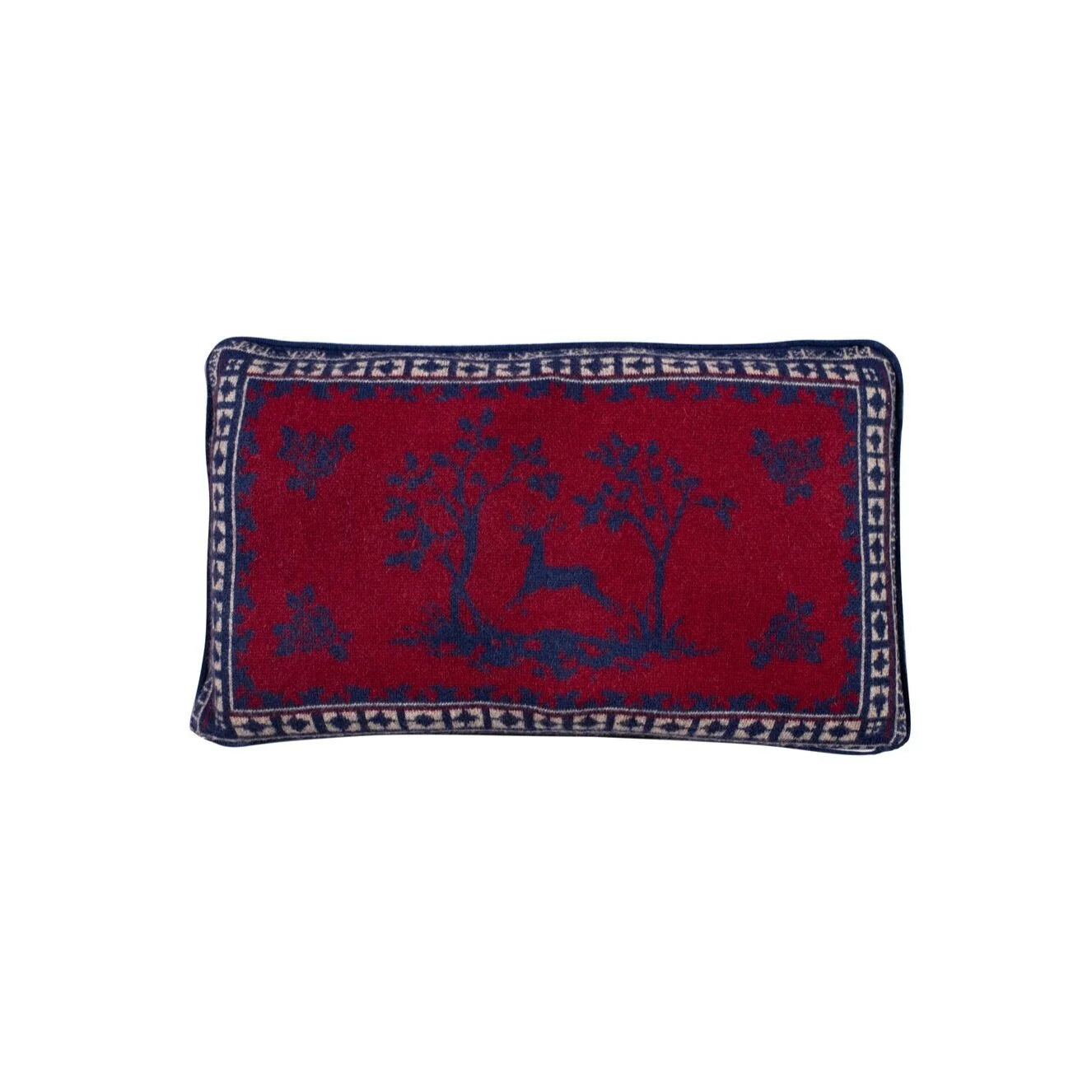 SAVED NY x LUKAS THE ILLUSTRATOR "DANCE OF THE DEER" Cashmere Pillow