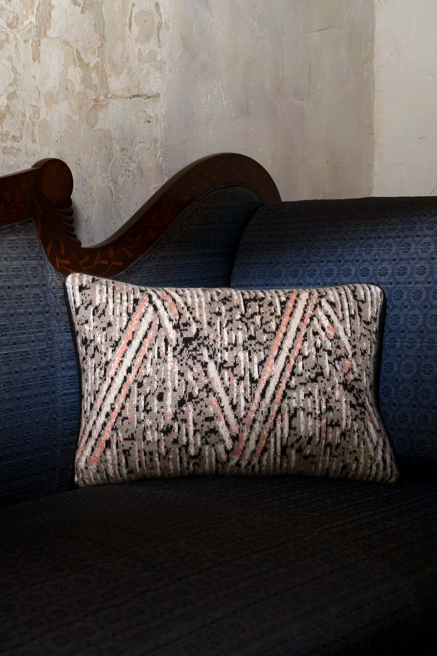 "LA SICILIA" Cashmere LUMBAR PILLOW