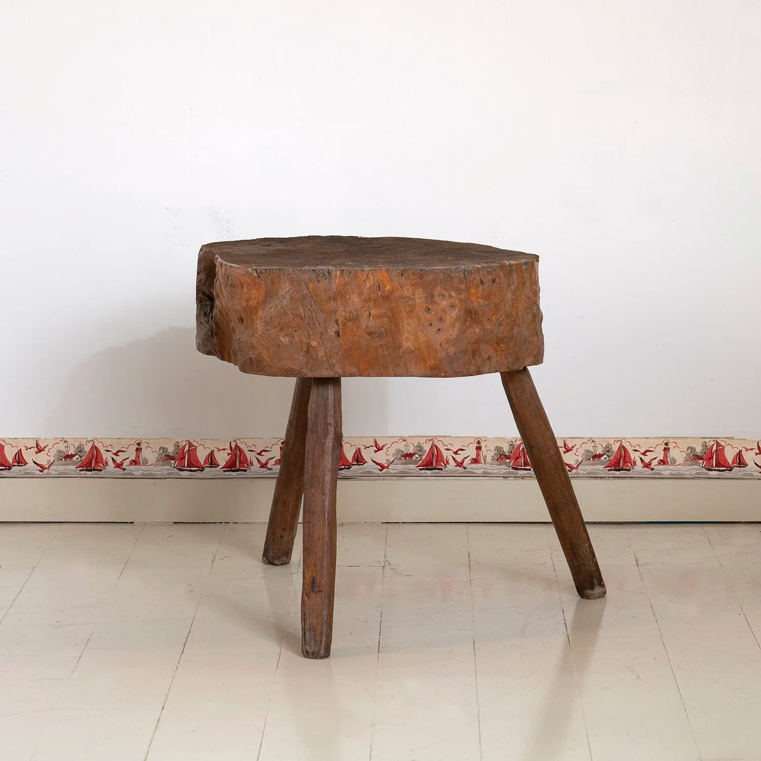 LIVE EDGE BURL WOOD TABLE