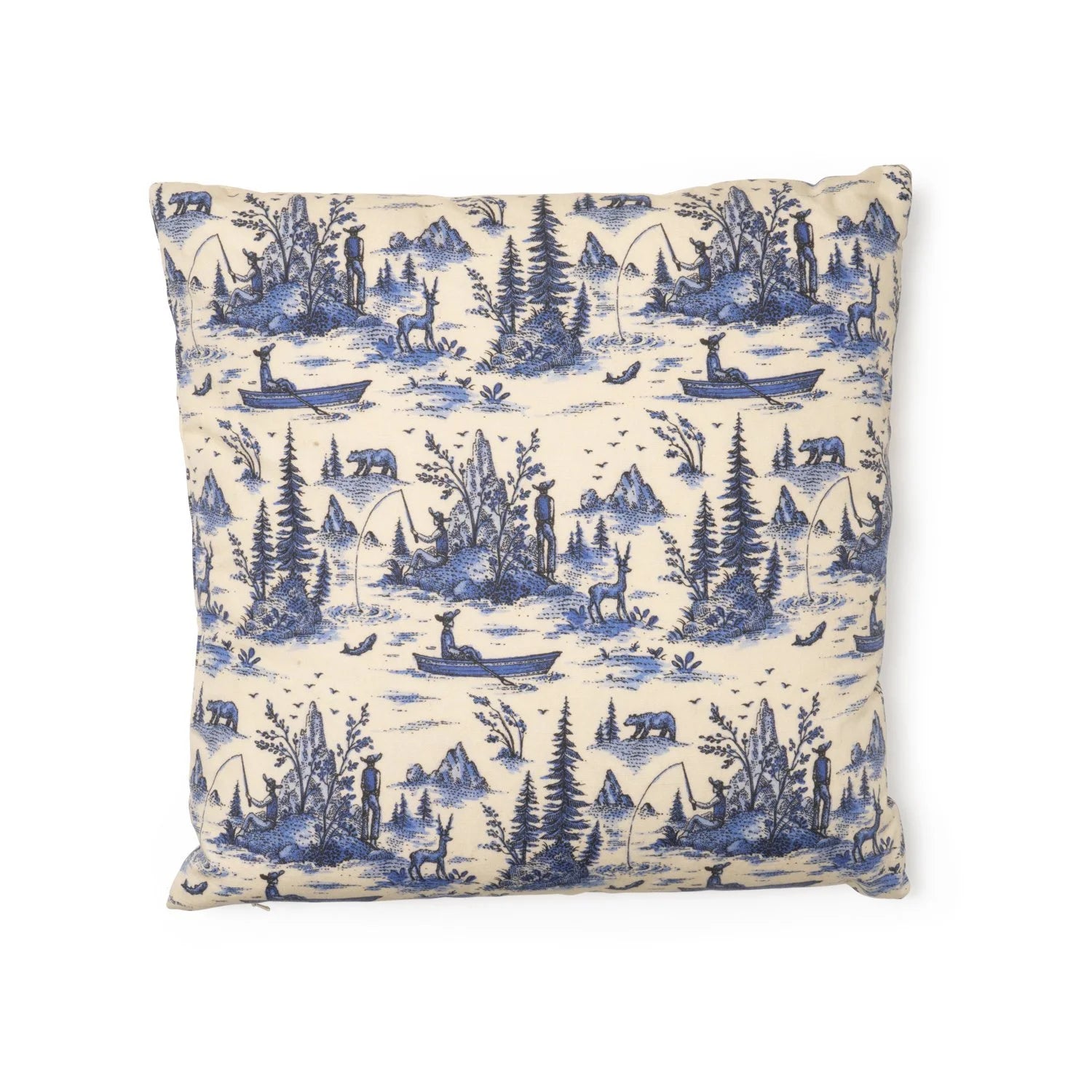 SAVED NY x LUKAS THE ILLUSTRATOR  "MOUNTAIN MAN" Cotton Pillows