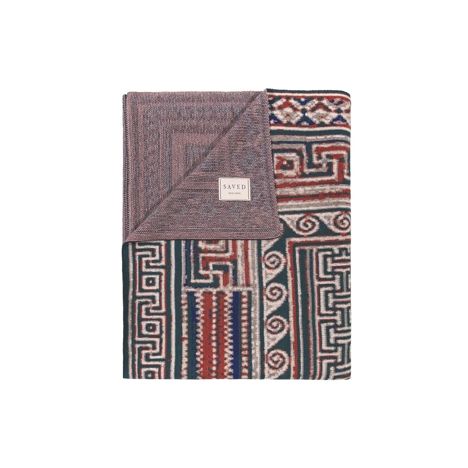 "MOSAIC" Cashmere Blanket