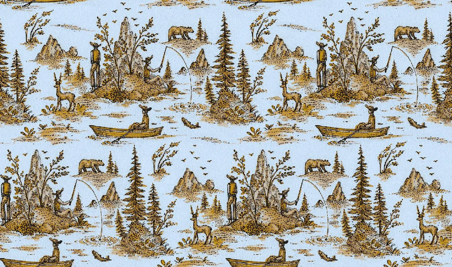 SAVED NY x Lukas the Illustrator "Mountain Man" Wallpaper