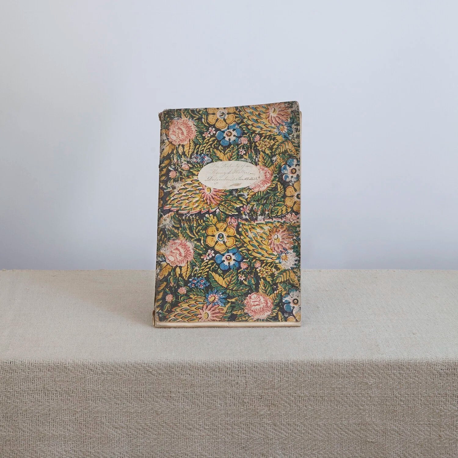 1839 AMERICAN STUDENT NOTE BOOK