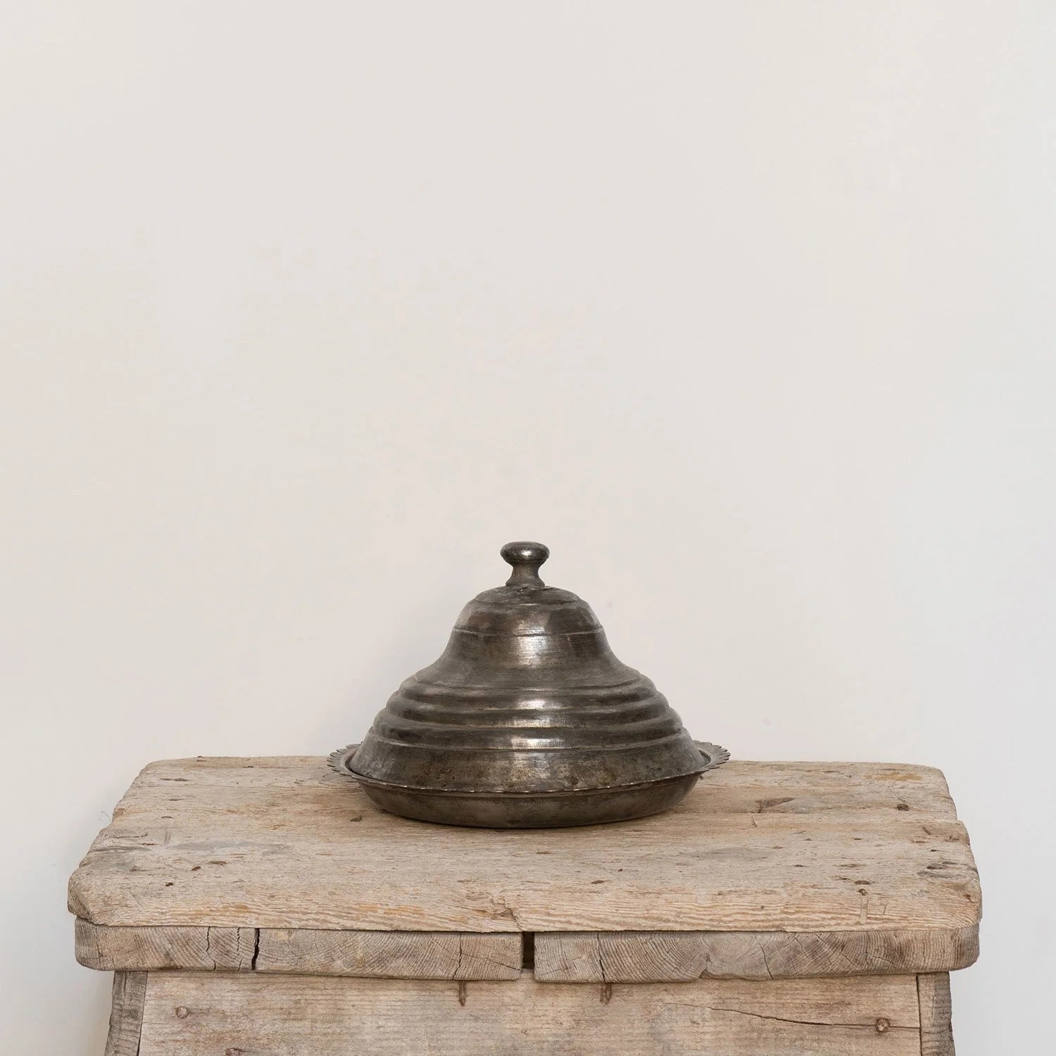 OTTOMAN TINNED COPPER COVERED SERVING DISH I