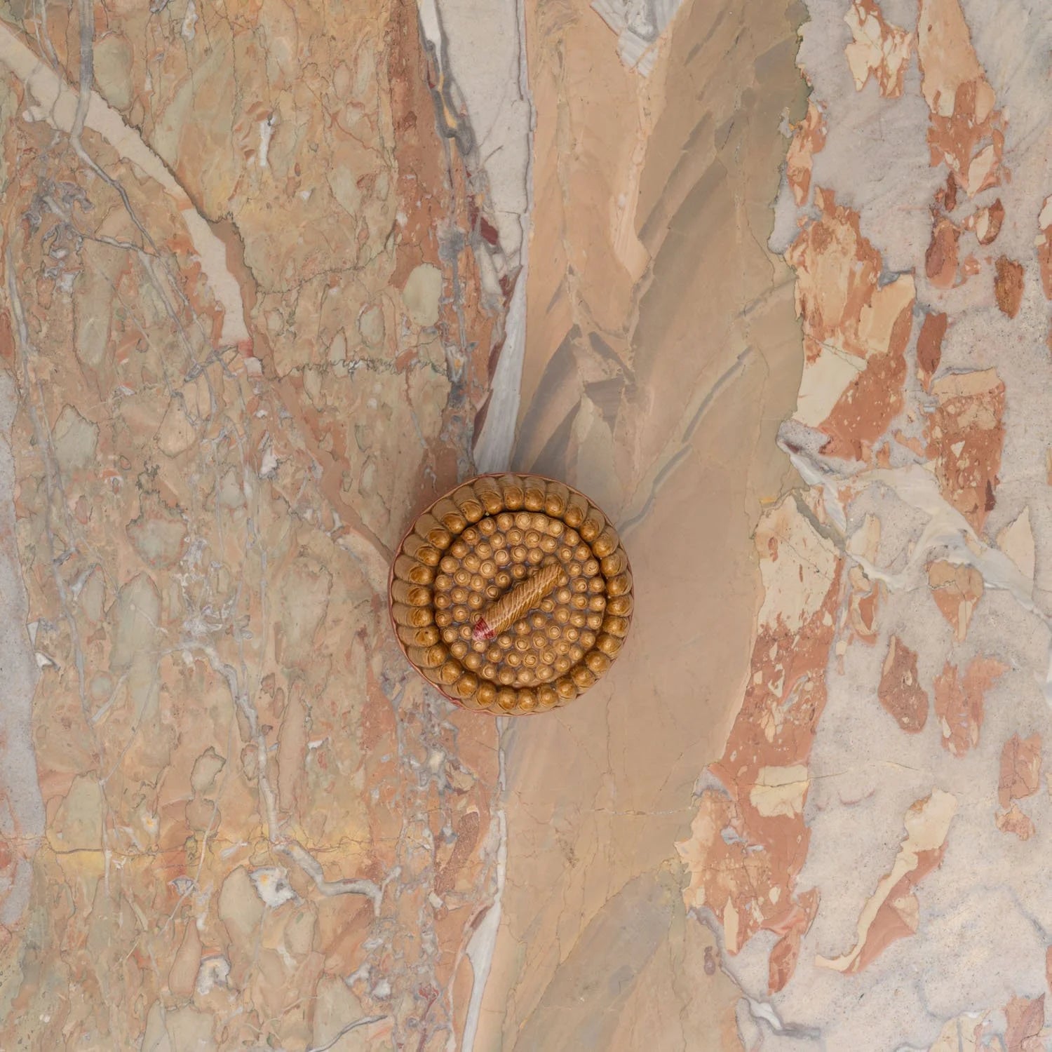 SWEDISH MAJOLICA CIGAR FORM JAR