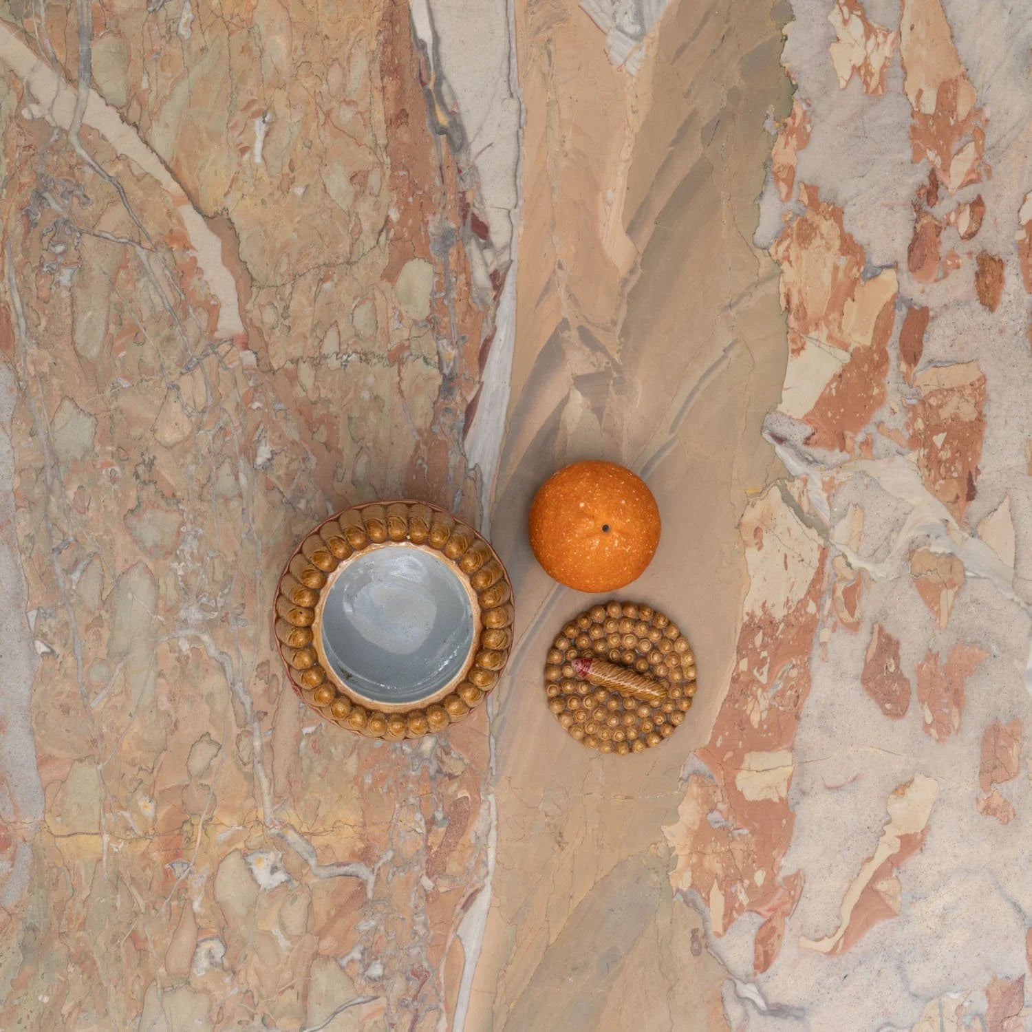 SWEDISH MAJOLICA CIGAR FORM JAR