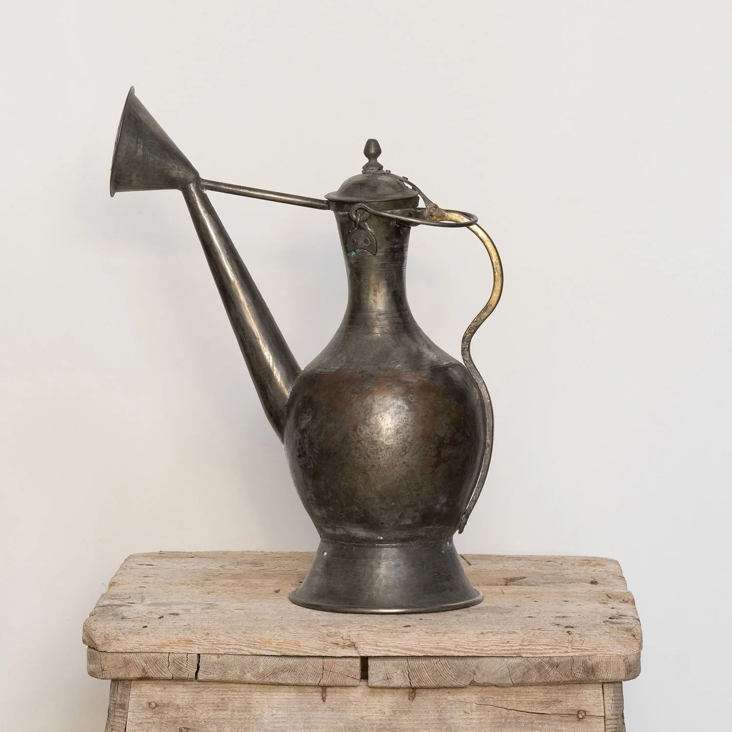 OTTOMAN TINNED COPPER WATERING CAN
