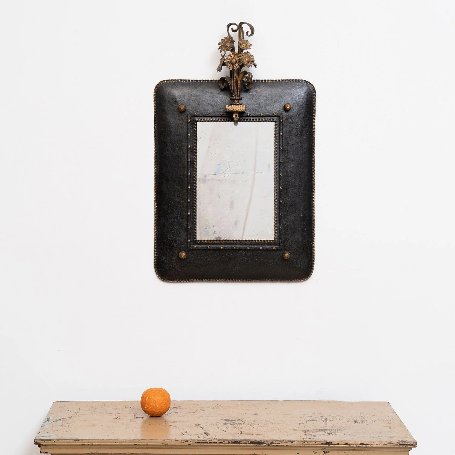 AUSTRIAN HAND WROUGHT SECESSIONIST MIRROR