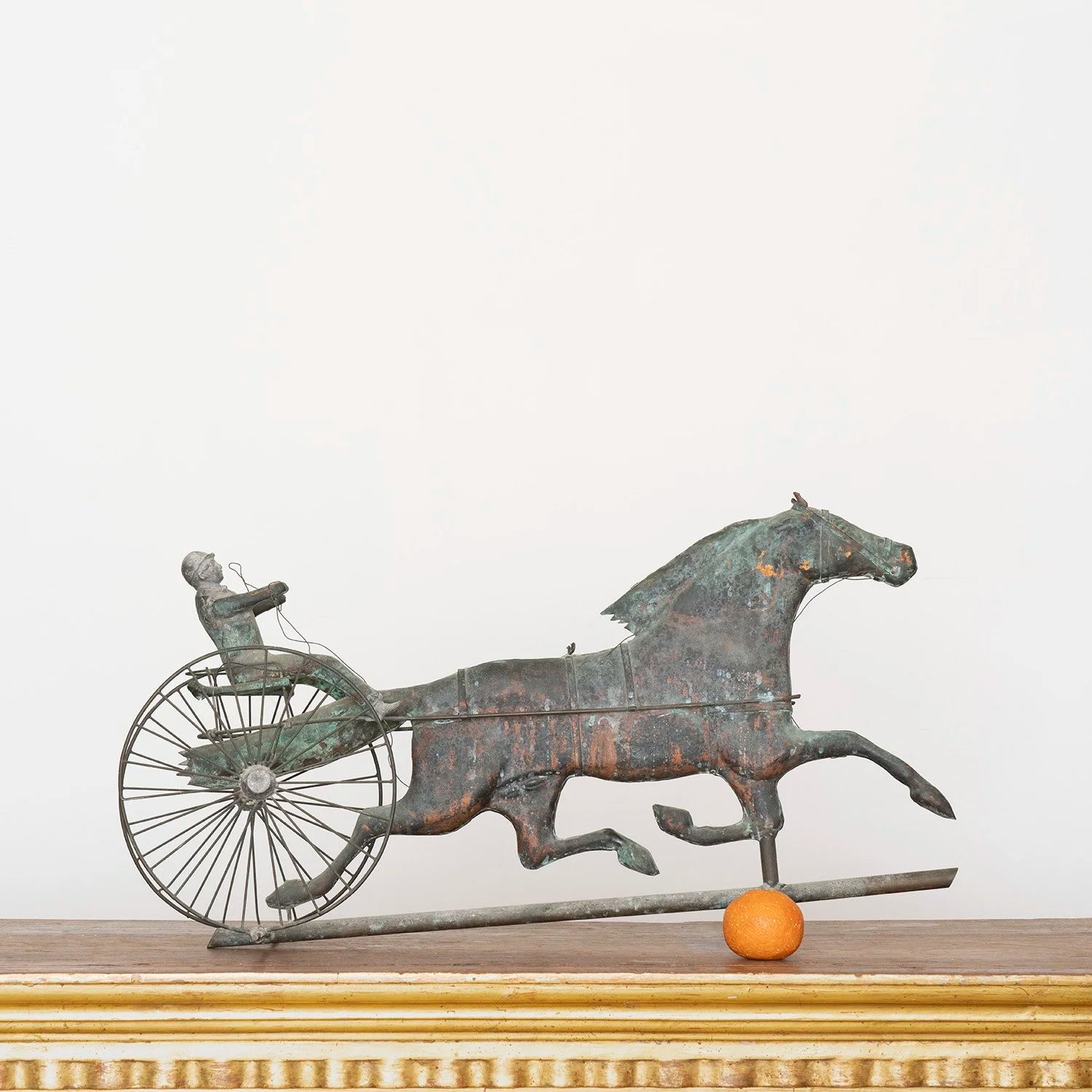 ANTIQUE AMERICAN COPPER WEATHERVANE