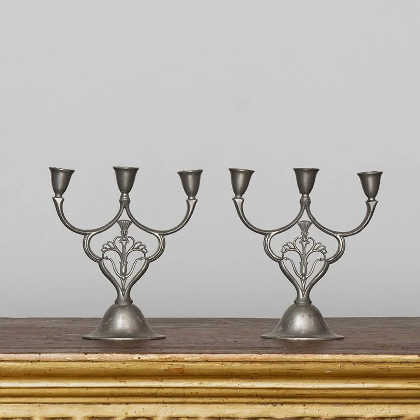 PAIR OF JUST ANDERSEN CANDLESTICKS