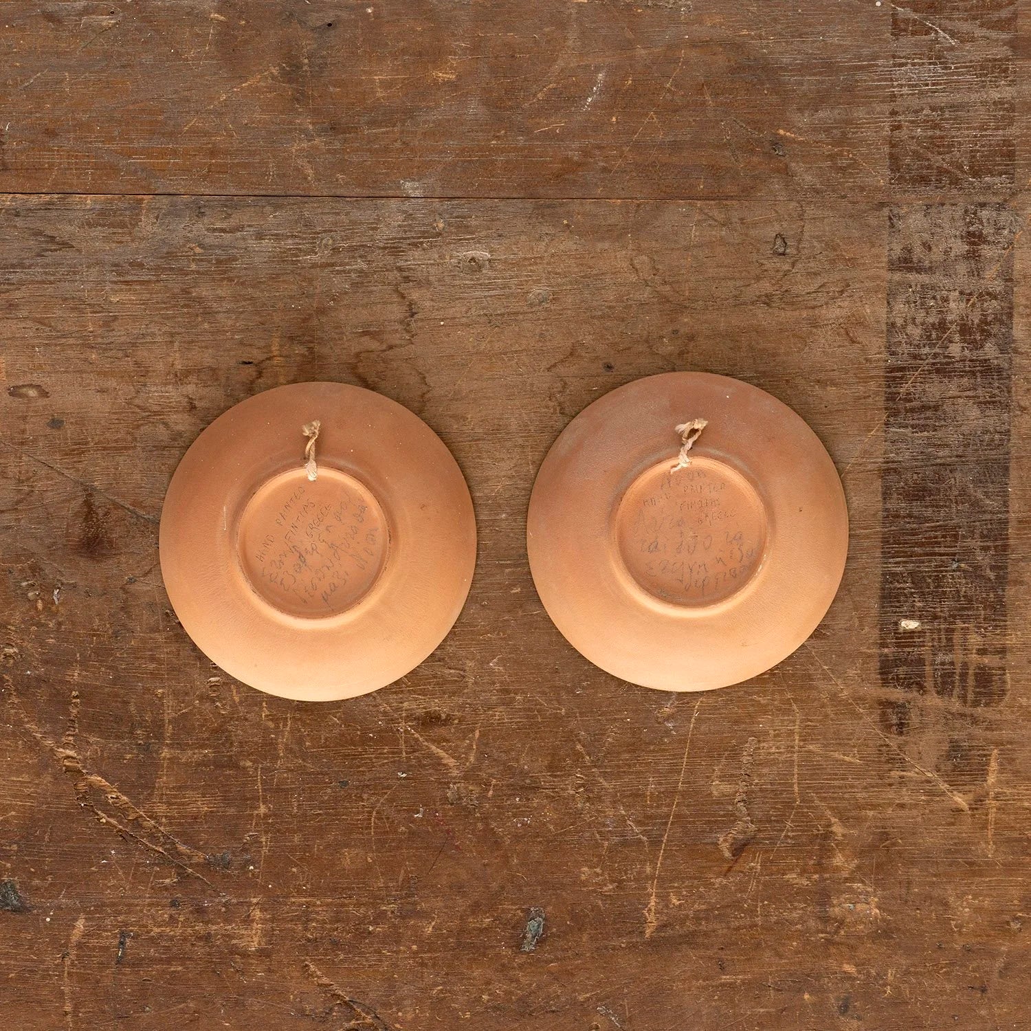 PAIR OF GRECO-ROMAN TERRACOTTA PLATES