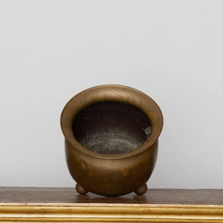 LARGE CZARIST RUSSIAN BRASS JARDINIERE