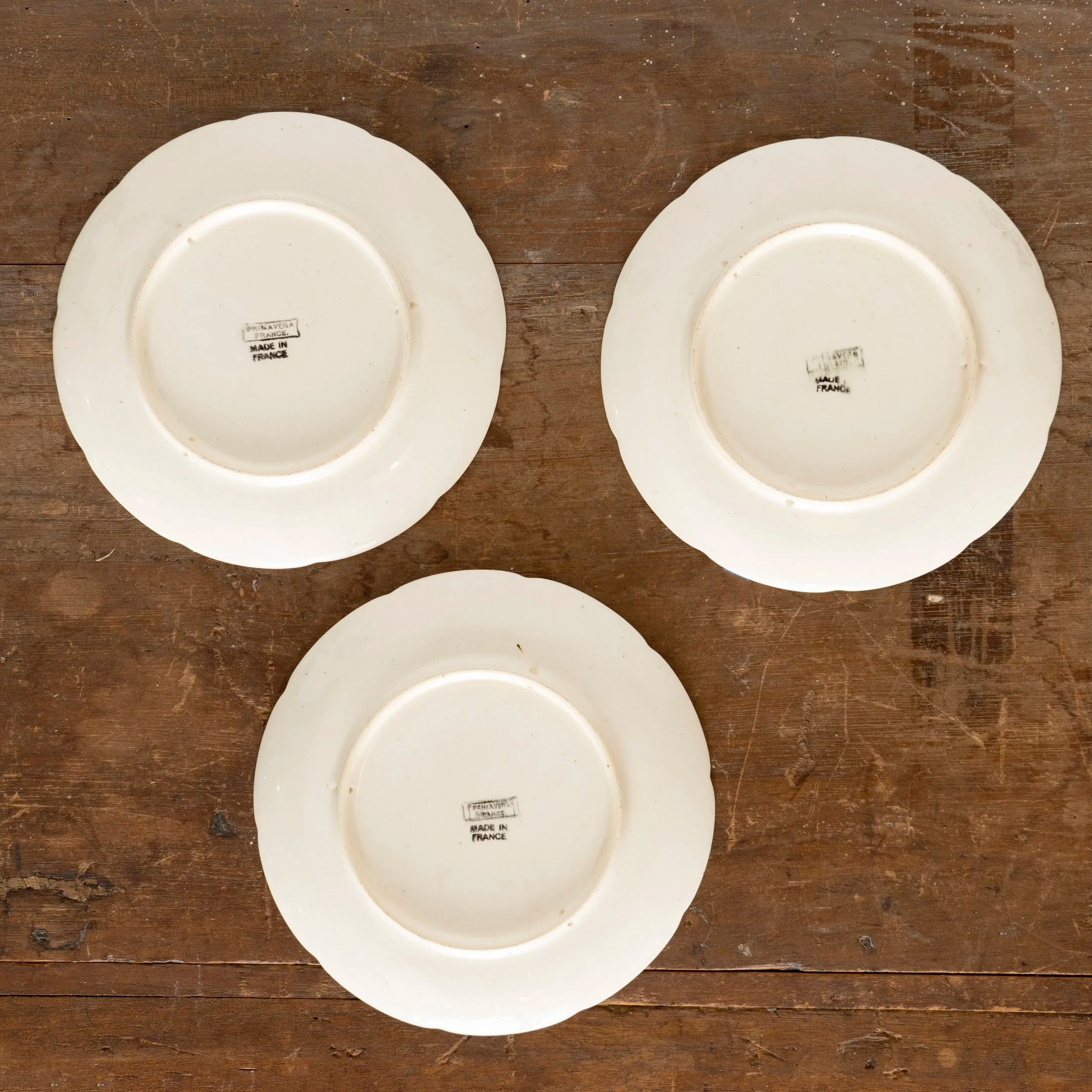 SET OF ART DECO PLATES: SUMMER, AUTUMN, WINTER