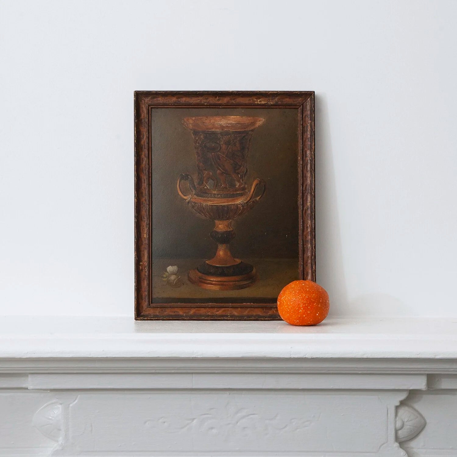 STILL LIFE OF URN AND ROSE