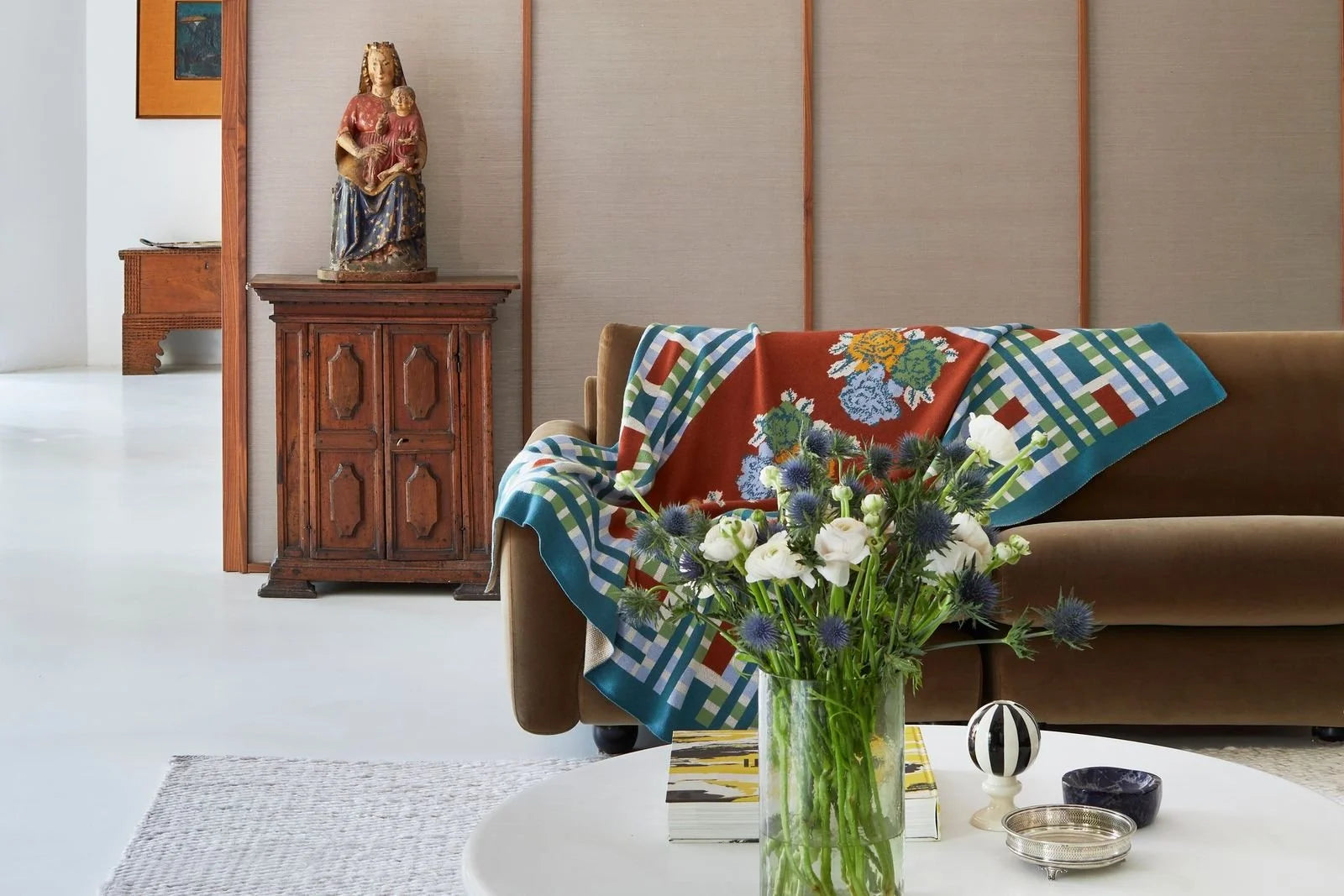 Ankara Rust Blanket