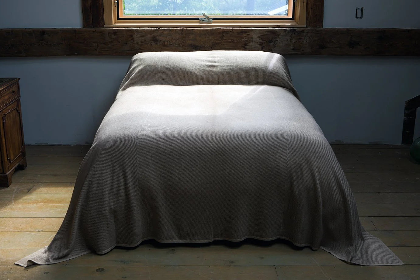 HERRINGBONE Cashmere Coverlet