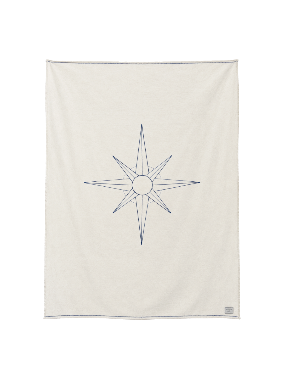"MARINERS STAR" EMBROIDERED CASHMERE BLANKET (2026) BY SEAN McNANNEY