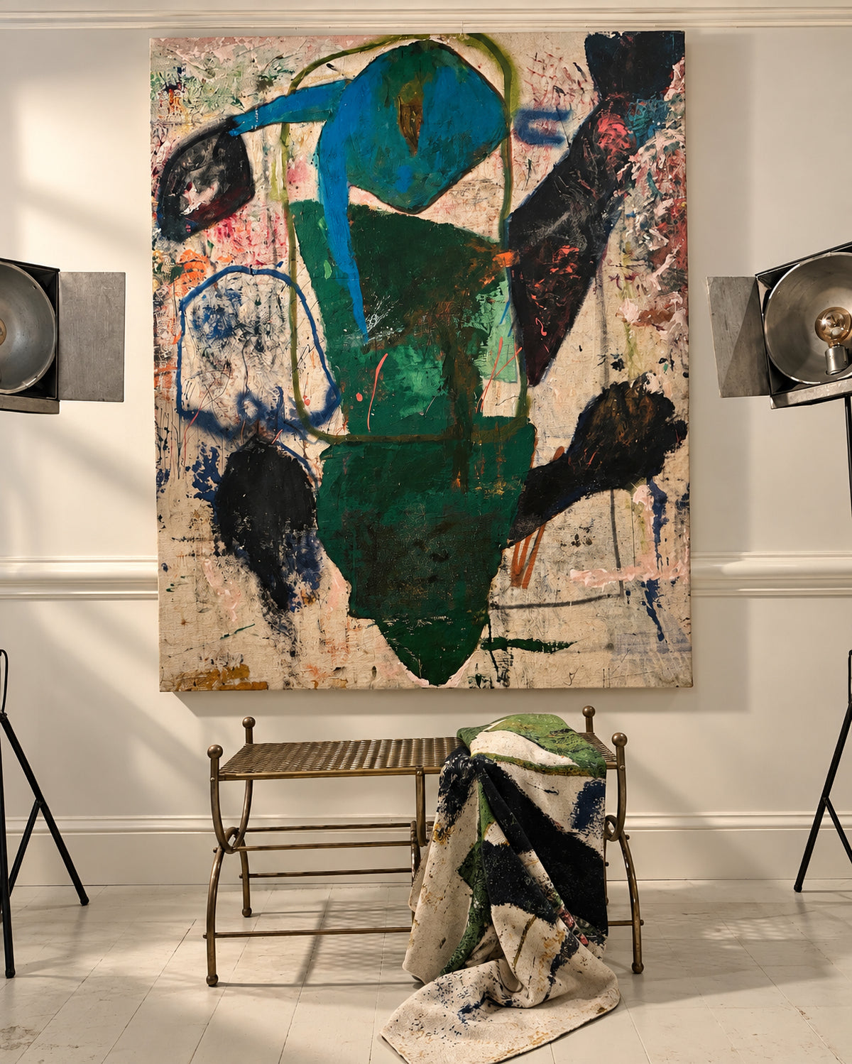SAVED New York x SUZANNAH WAINHOUSE "STEPPING STONE" LIMITED EDITION CASHMERE BLANKET