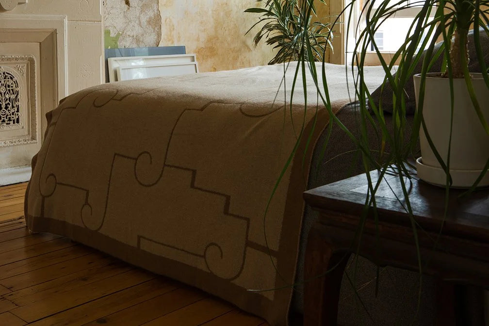 "GATSBY" Camel Hair Blanket