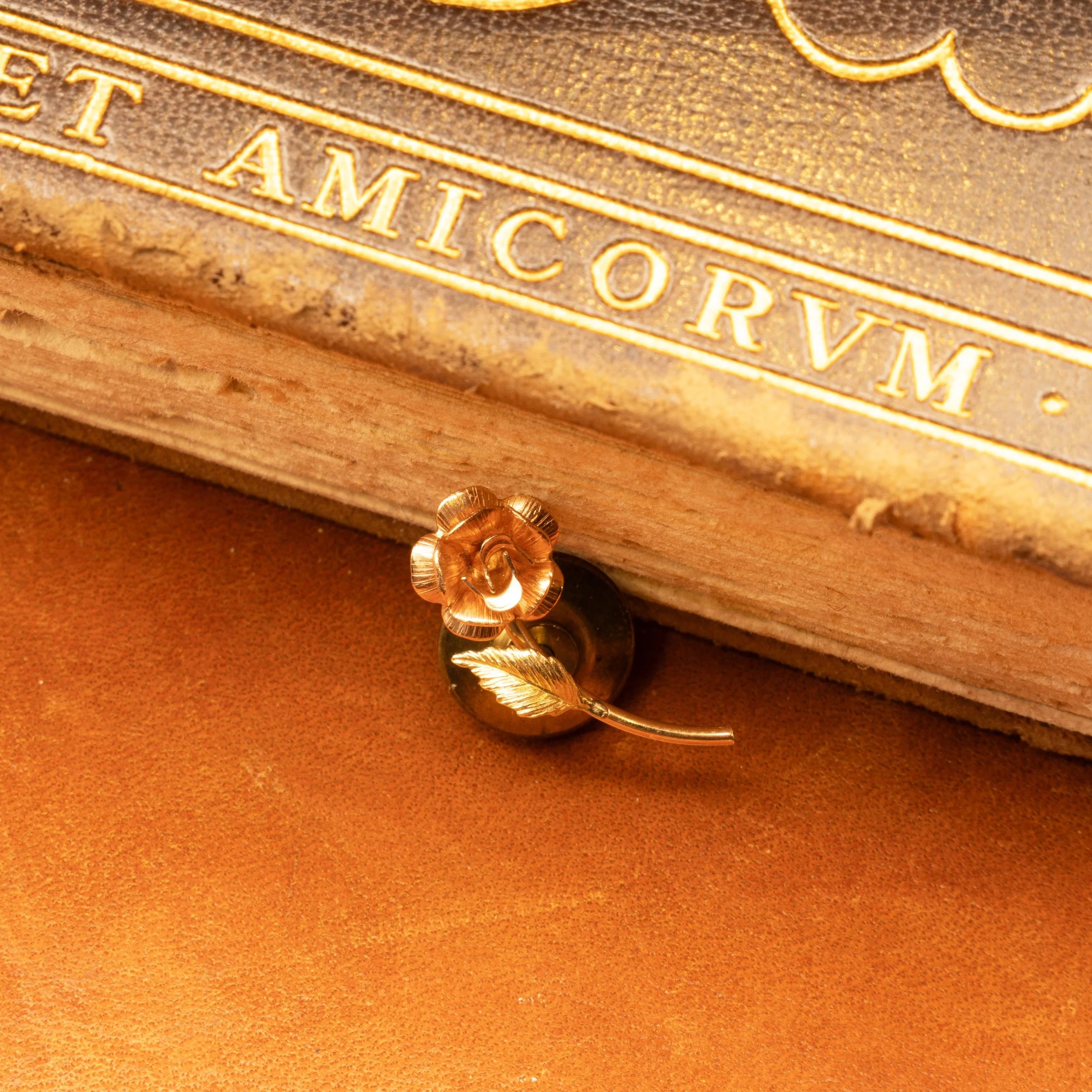 Black Hills Gold "Rose" Tie Tac