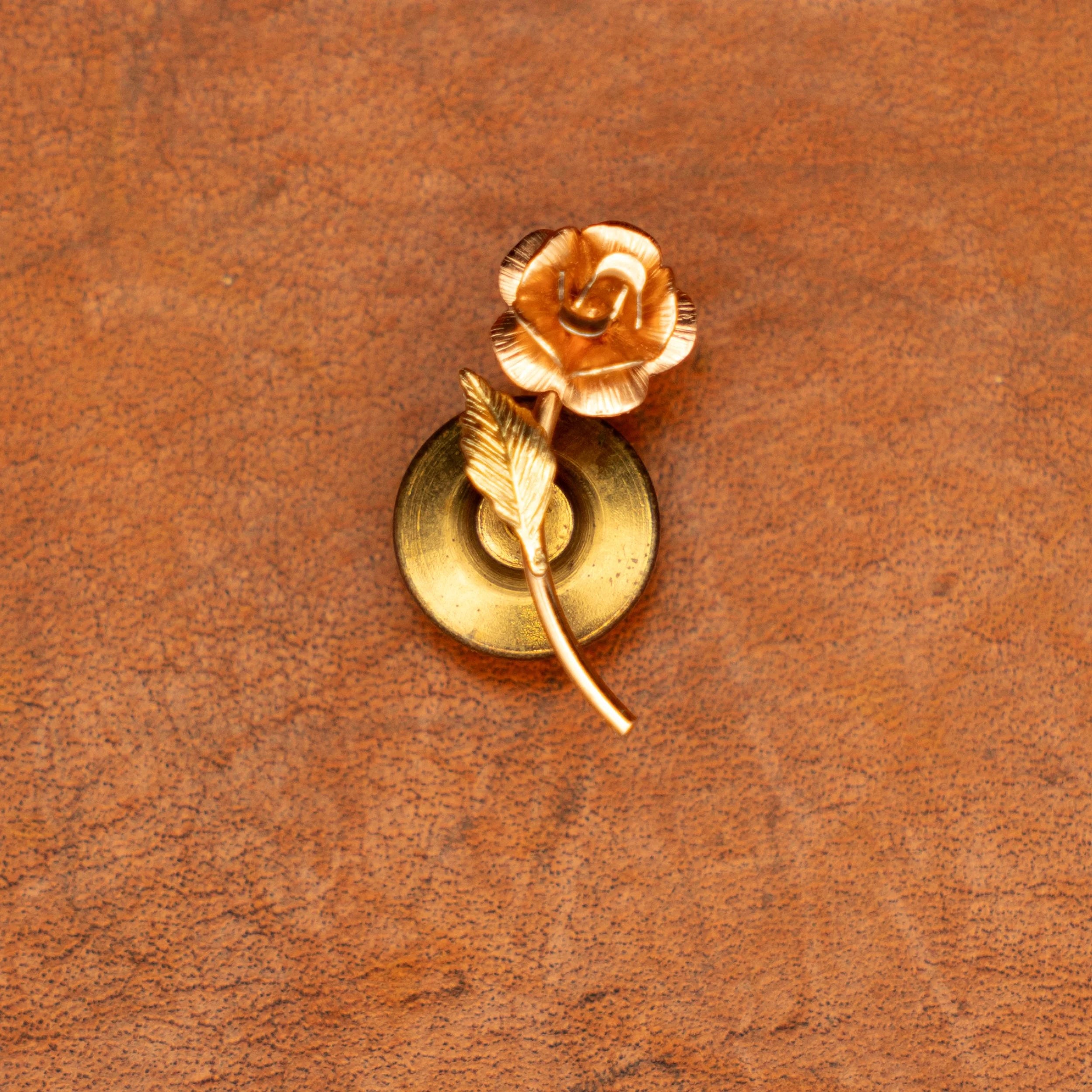 Black Hills Gold "Rose" Tie Tac