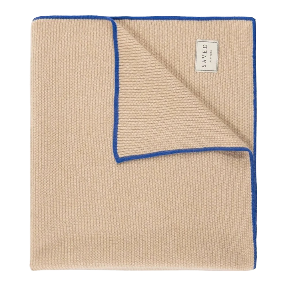 Edge Cashmere Throw
