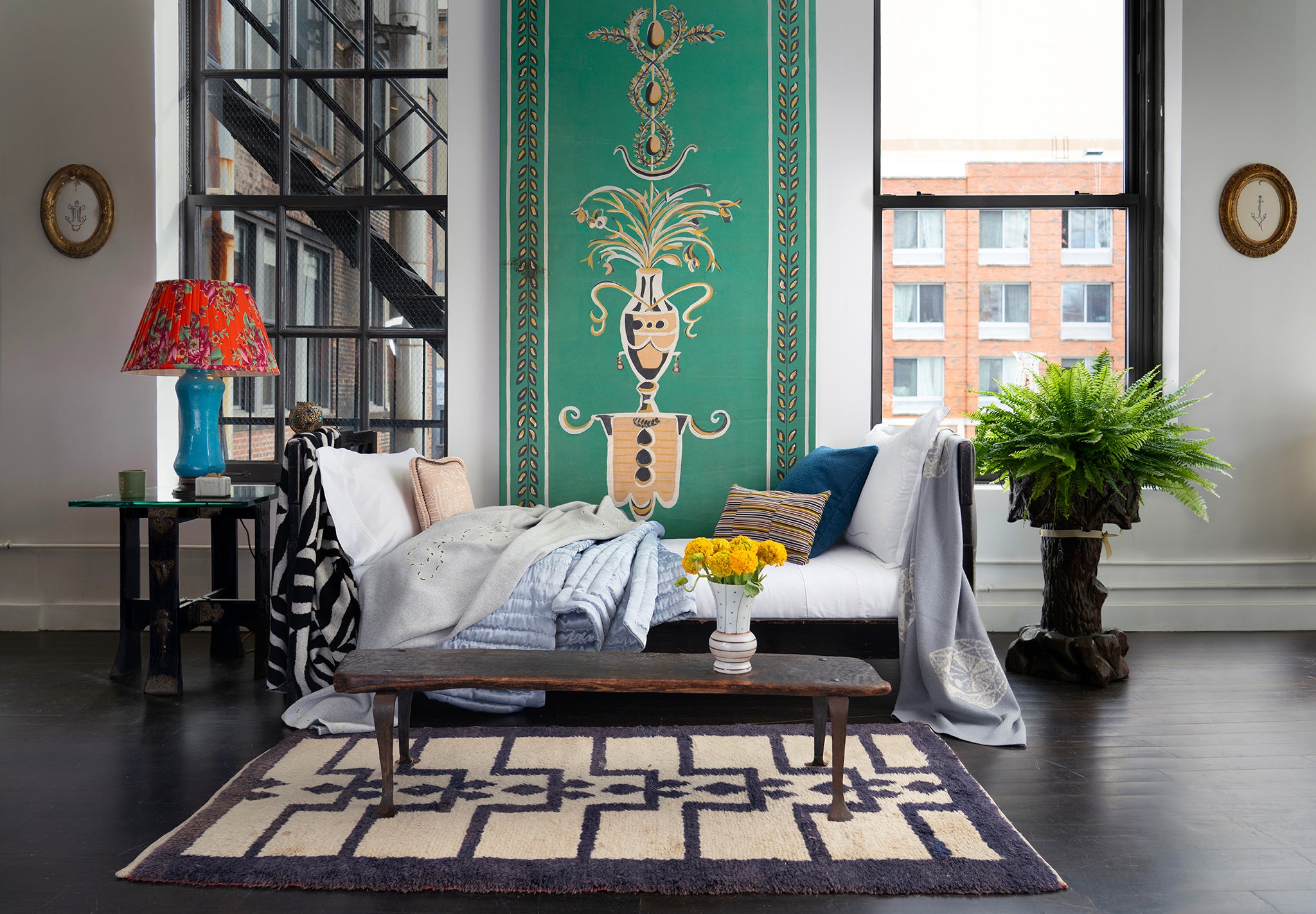 SAVED NY x Peter Reed "PEARLS" Embroidered Bedding Collection